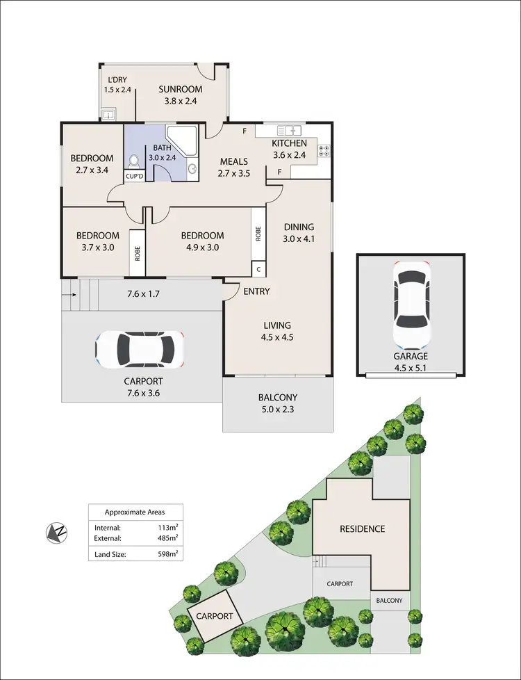 Floorplan of Homely house listing, 65 Kars Street, Frankston South VIC 3199