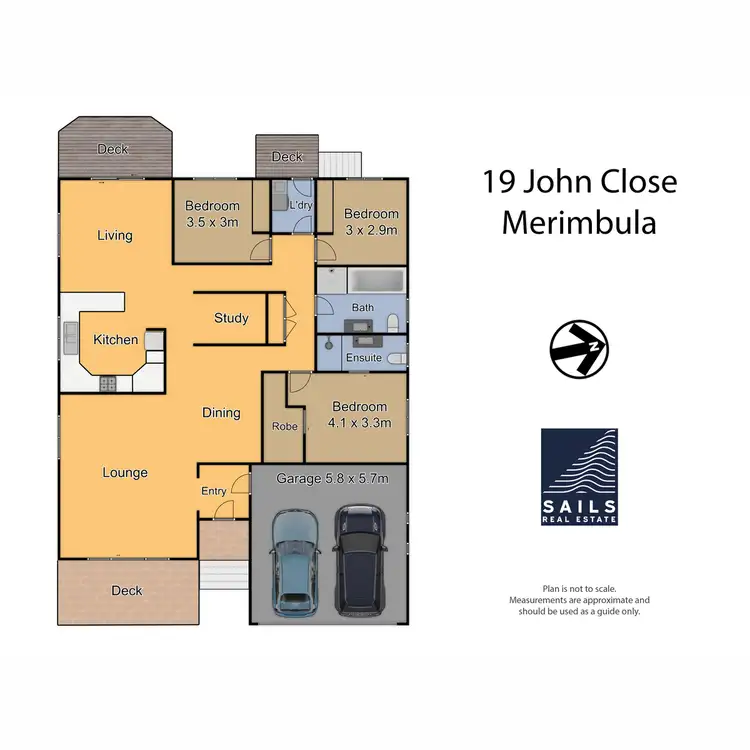 Floorplan of Homely house listing, 19 John Close, Merimbula NSW 2548