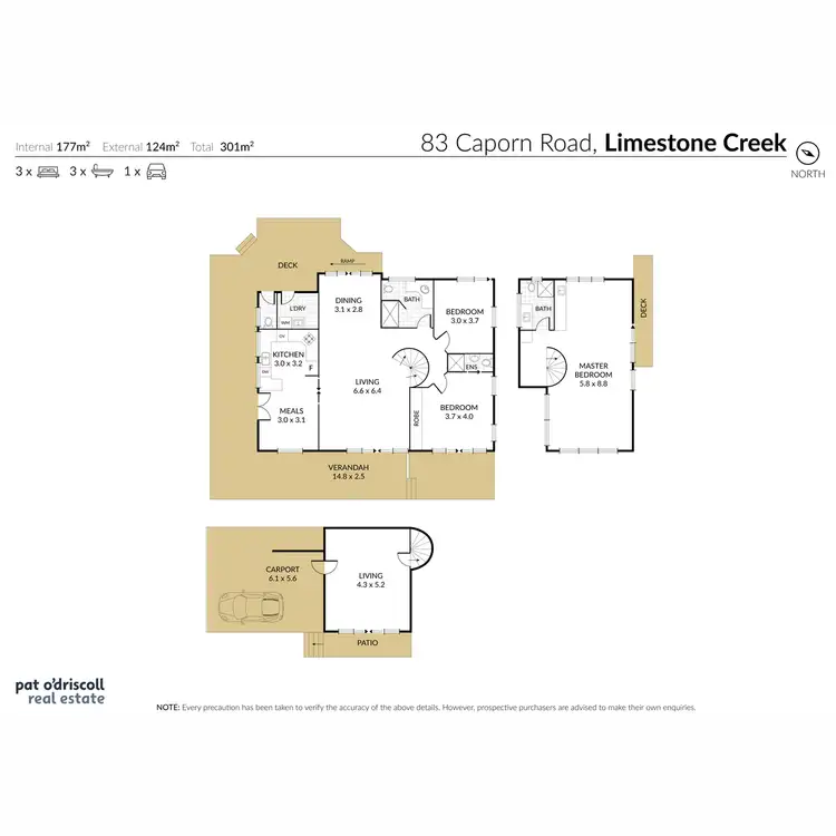 Floorplan of Homely rural property listing, 83 Caporn Road, Limestone Creek QLD 4701