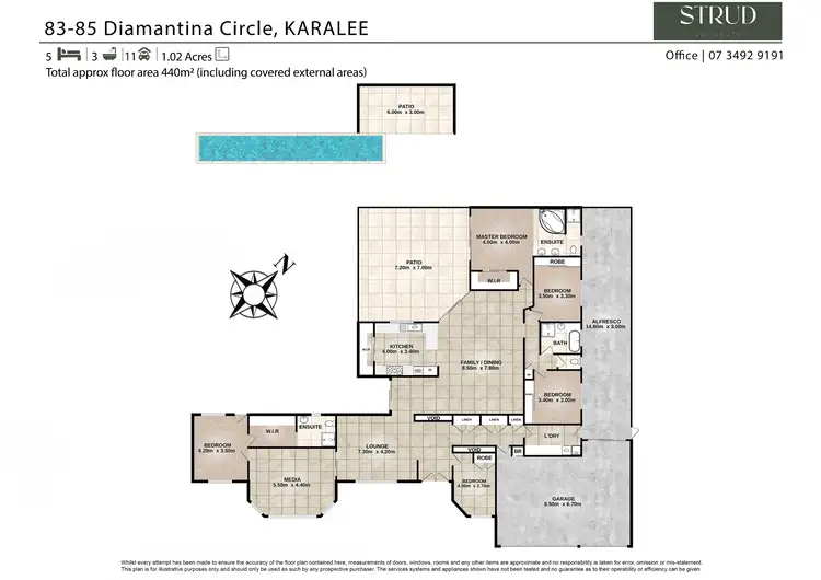Floorplan of Homely house listing, 83-85 Diamantina Circle, Karalee QLD 4306