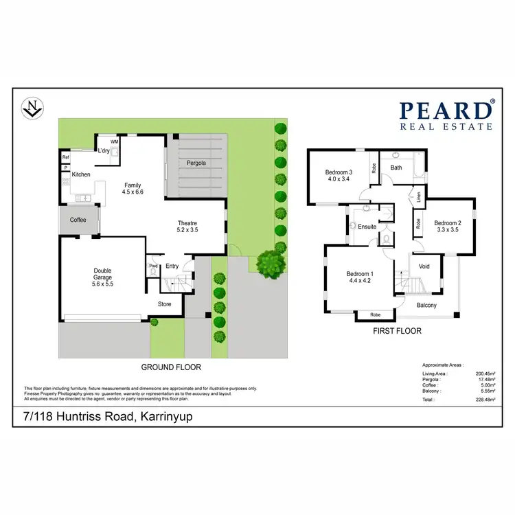 Floorplan of Homely townhouse listing, 7/118 Huntriss Road, Karrinyup WA 6018