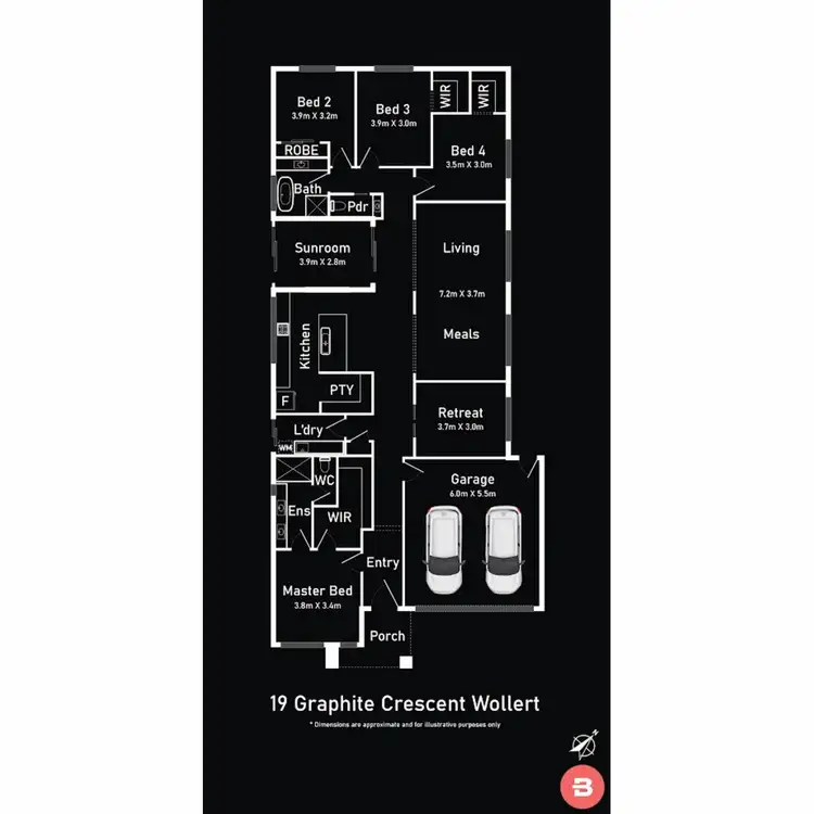 Floorplan of Homely house listing, 19 Graphite Crescent, Wollert VIC 3750