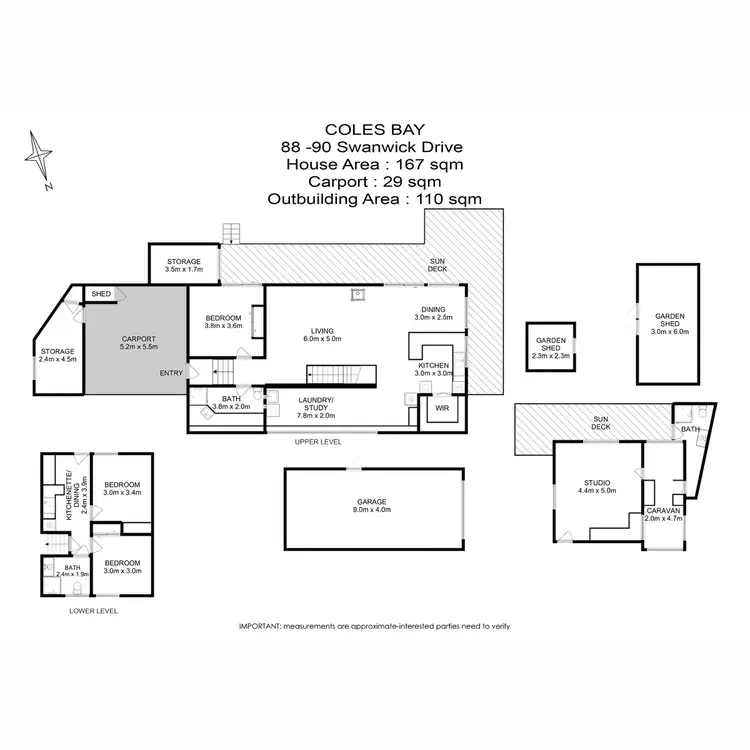 Floorplan of Homely house listing, 88-90 Swanwick Drive, Coles Bay TAS 7215