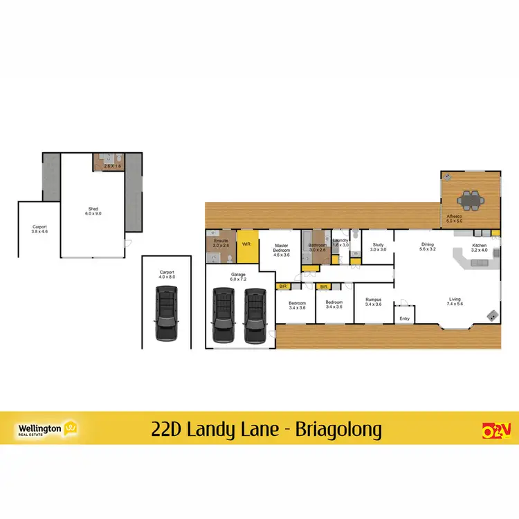 Floorplan of Homely house listing, 22D Landy Lane, Briagolong VIC 3860