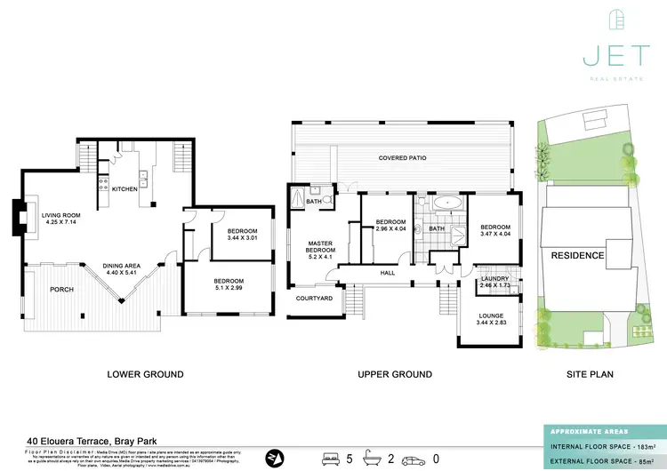 Floorplan of Homely house listing, 40 Elouera Terrace, Bray Park NSW 2484
