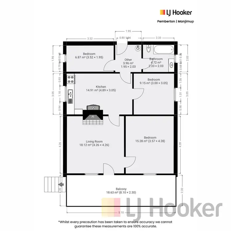 Floorplan of Homely house listing, Cottage 24 Nyamup Road (Dingup), Manjimup WA 6258