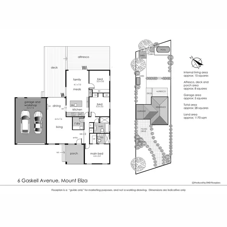 Floorplan of Homely house listing, 6 Gaskell Avenue, Mount Eliza VIC 3930