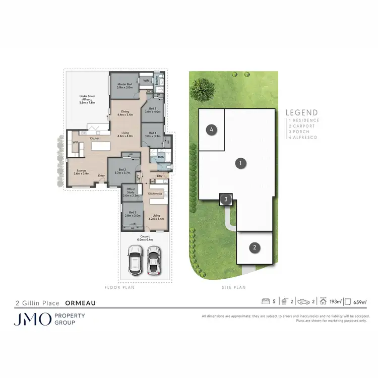 Floorplan of Homely house listing, 2 Gillin Place, Ormeau QLD 4208