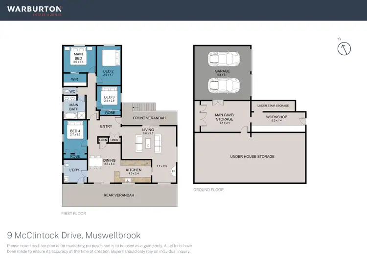 Floorplan of Homely house listing, 9 McClintock Drive, Muswellbrook NSW 2333