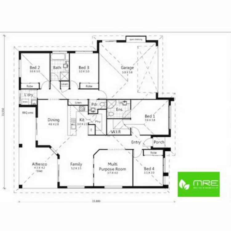Floorplan of Homely house listing, 3 Scarborough Circuit, Blacks Beach QLD 4740