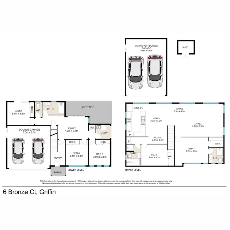 Floorplan of Homely house listing, 6 Bronze Court, Griffin QLD 4503