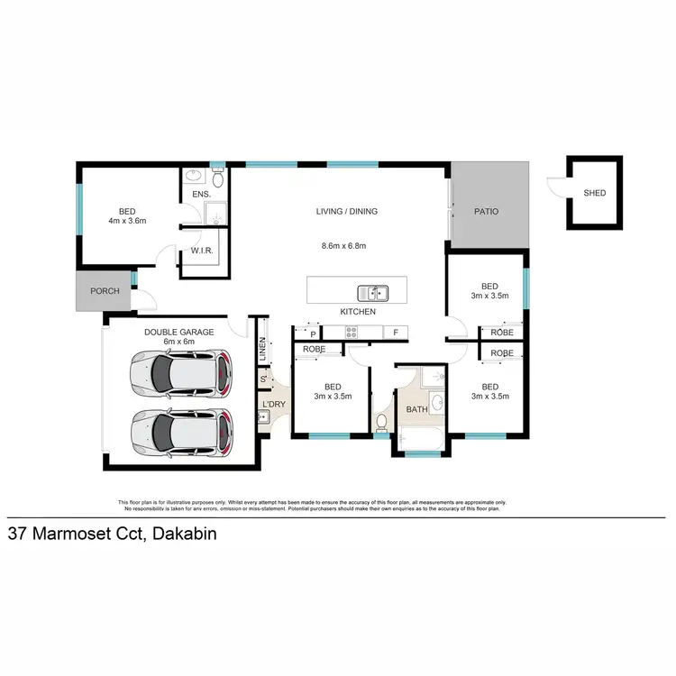 Floorplan of Homely house listing, 37 Marmoset Circuit, Dakabin QLD 4503