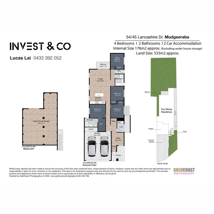 Floorplan of Homely house listing, 54/45 Lancashire Drive, Mudgeeraba QLD 4213