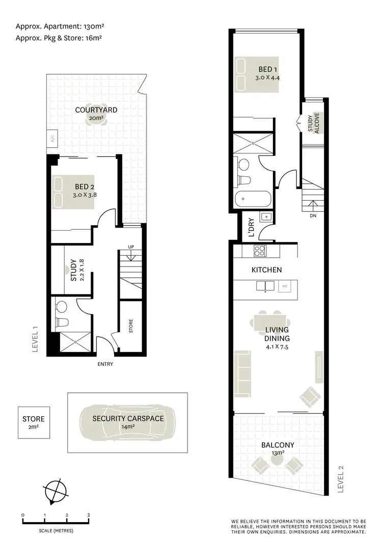 Floorplan of Homely apartment listing, 136/349 George Street, Waterloo NSW 2017