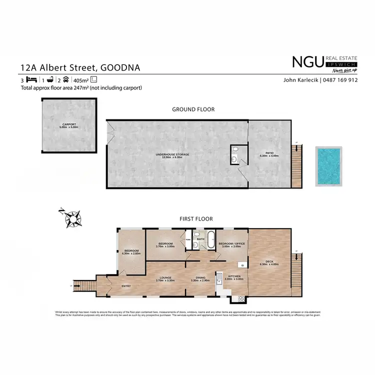 Floorplan of Homely house listing, 12A Albert Street, Goodna QLD 4300