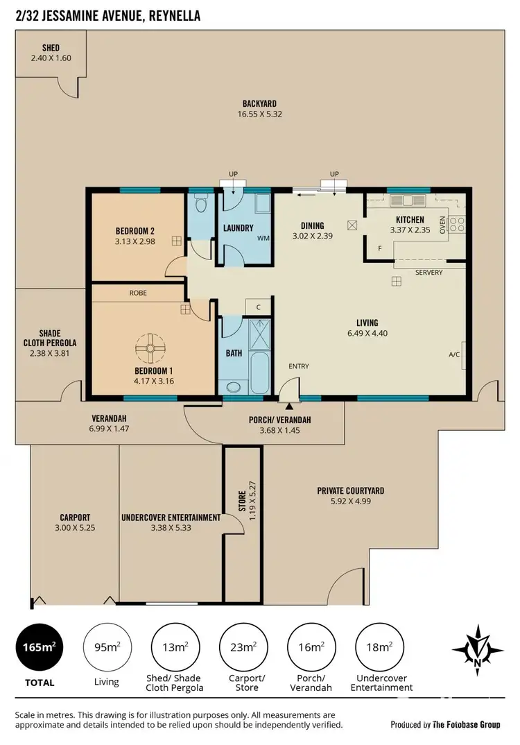 Floorplan of Homely house listing, 2/32 Jessamine Avenue, Reynella SA 5161