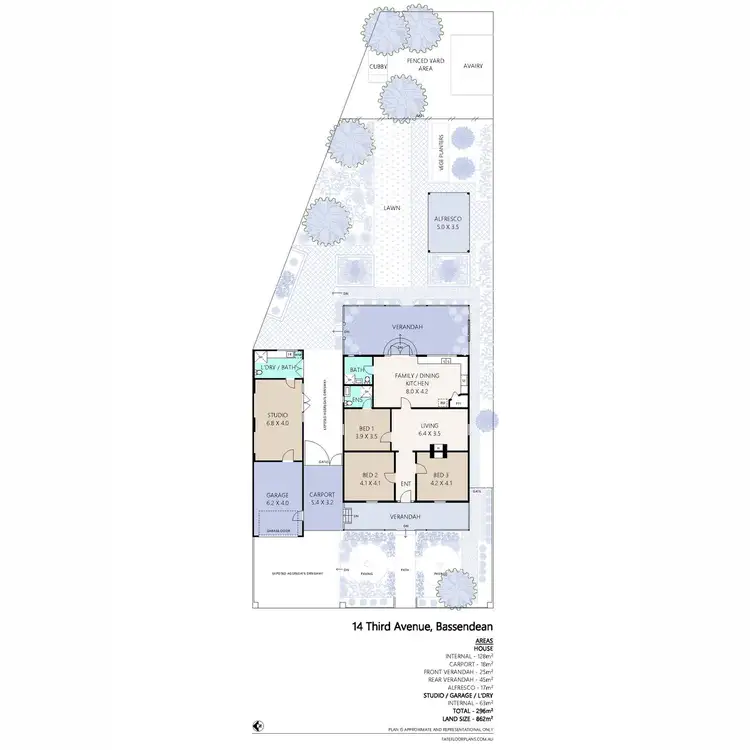 Floorplan of Homely house listing, 14 Third Avenue, Bassendean WA 6054