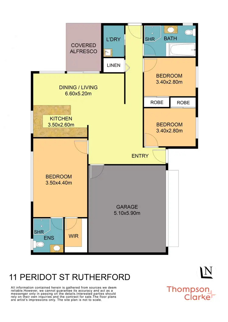Floorplan of Homely house listing, 11 Peridot Street, Rutherford NSW 2320