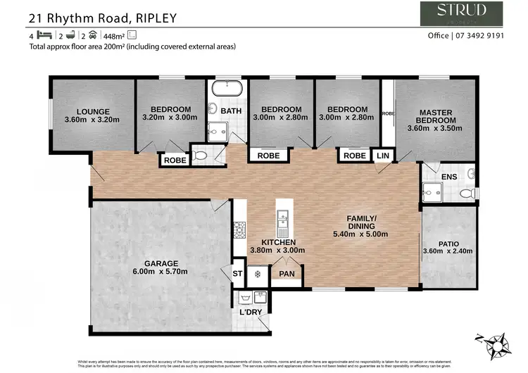 Floorplan of Homely house listing, 21 Rhythm Road, Ripley QLD 4306