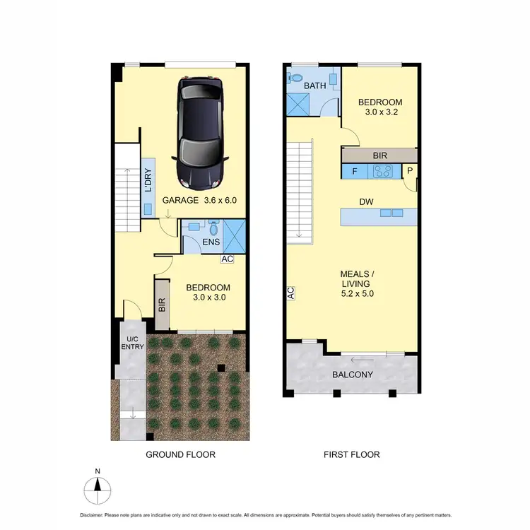 Floorplan of Homely townhouse listing, 552 Findon Road, South Morang VIC 3752