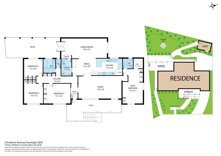 Floorplan of Homely house listing, 2 Andrews Avenue, Kooringal NSW 2650
