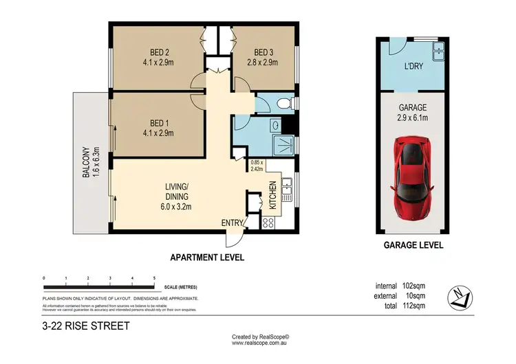 Floorplan of Homely apartment listing, 3/22 Rise Street, Mount Gravatt East QLD 4122