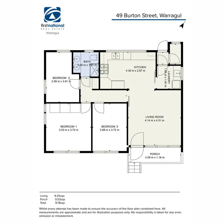Floorplan of Homely house listing, 49 Burton Street, Warragul VIC 3820