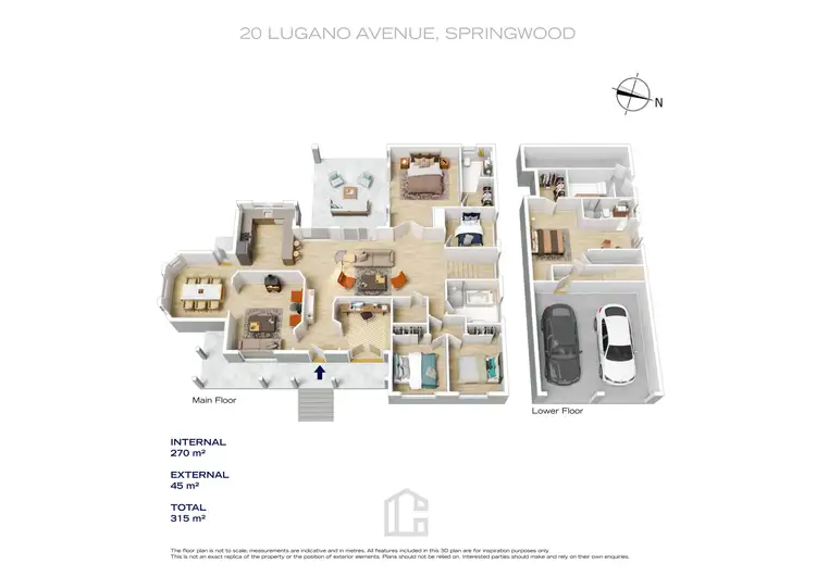 Floorplan of Homely house listing, 20 Lugano Avenue, Springwood NSW 2777
