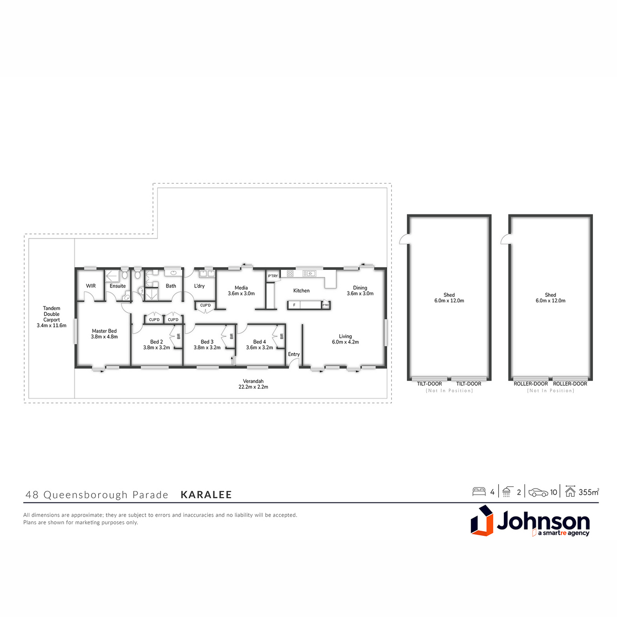 Floorplan of Homely house listing, 48 Queensborough Parade, Karalee QLD 4306