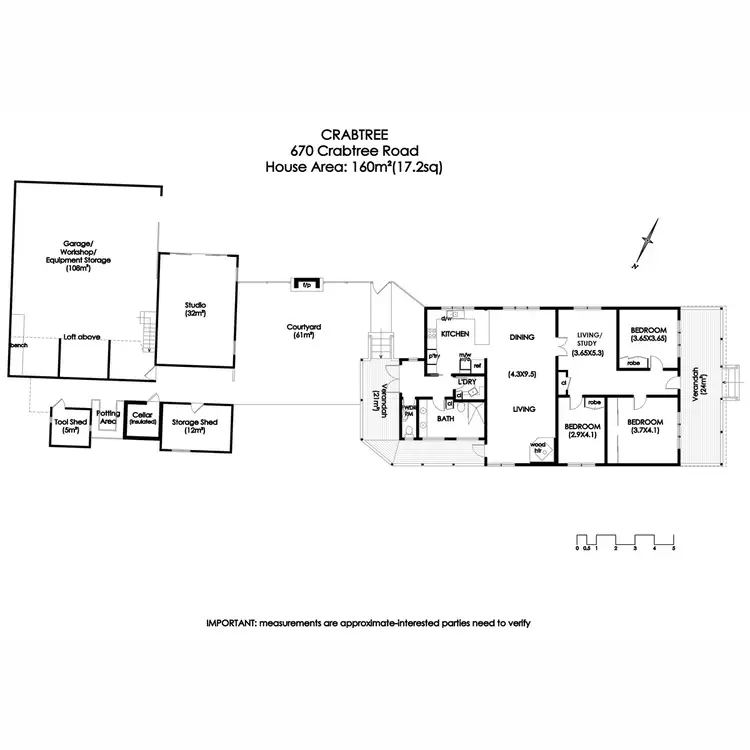 Floorplan of Homely house listing, 670 Crabtree Road, Crabtree TAS 7109