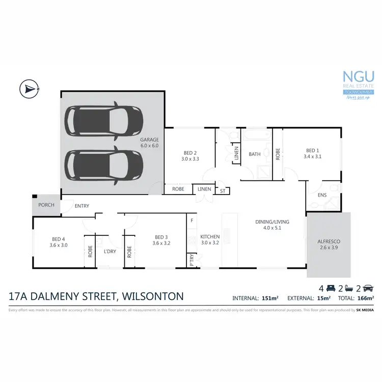 Floorplan of Homely house listing, 17A Dalmeny Street, Wilsonton QLD 4350