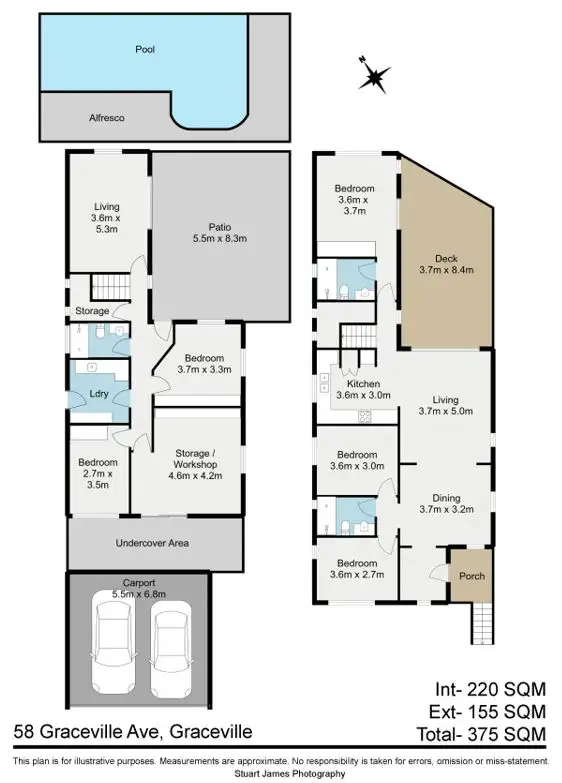 Floorplan of Homely house listing, 58 Graceville Avenue, Graceville QLD 4075