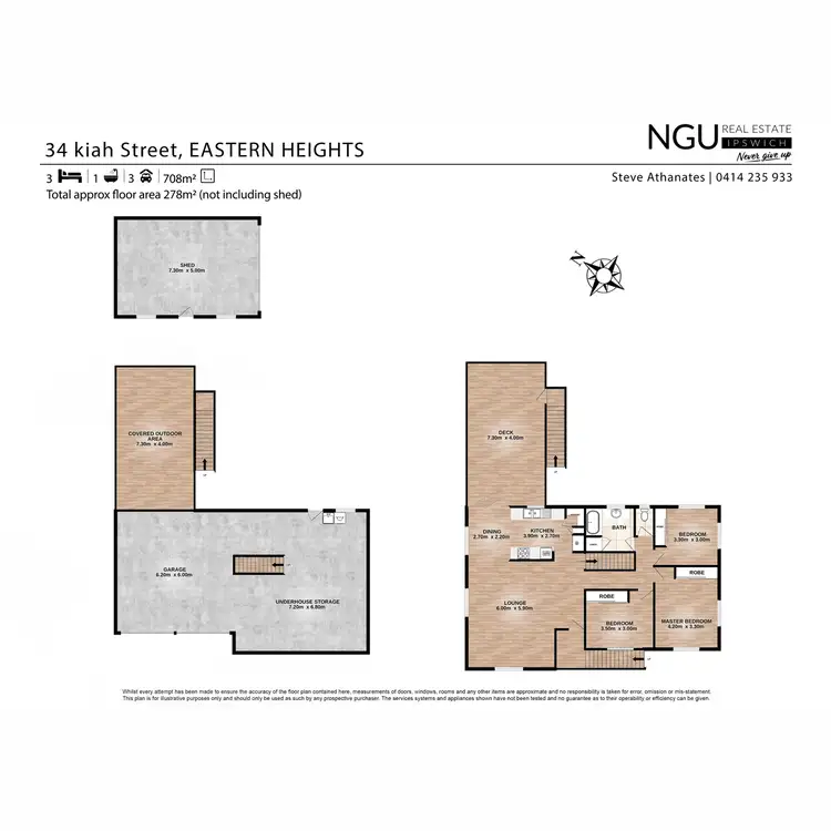 Floorplan of Homely house listing, 34 Kiah Street, Eastern Heights QLD 4305