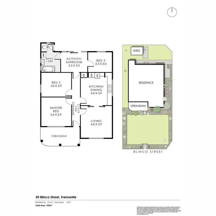Floorplan of Homely house listing, 50 Blinco Street, Fremantle WA 6160