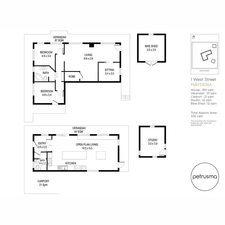 Floorplan of Homely house listing, 1 West Street, Maydena TAS 7140