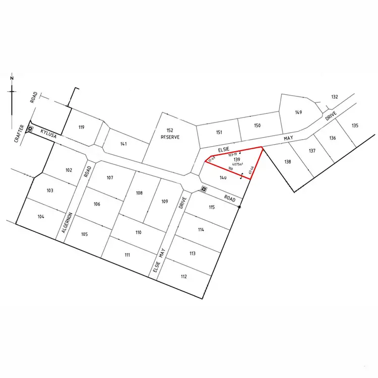 Floorplan of Homely land listing, 13 Elsie May Drive, Compton SA 5291