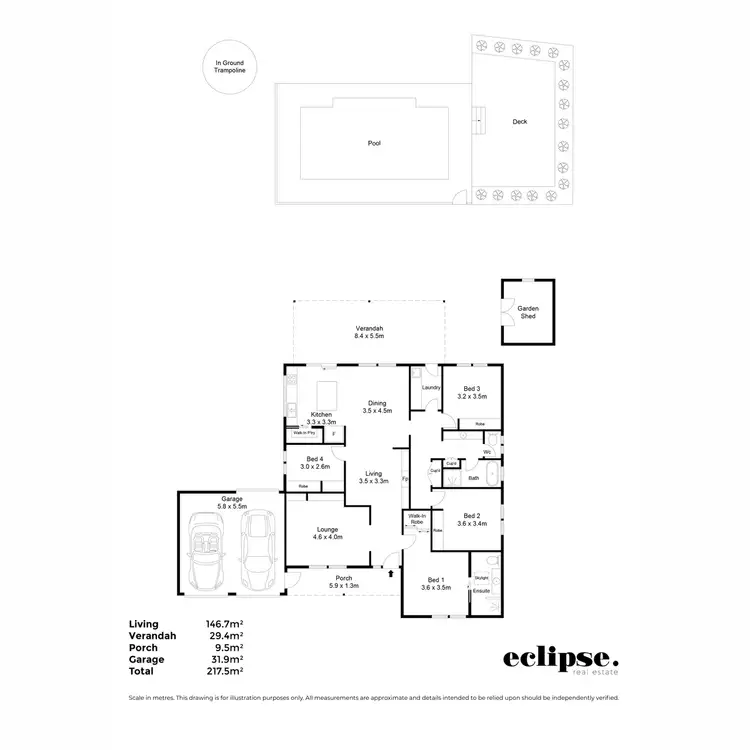 Floorplan of Homely house listing, 5 Talisker Court, Greenwith SA 5125