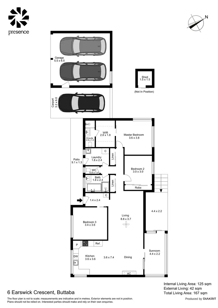 Floorplan of Homely house listing, 6 Earswick Crescent, Buttaba NSW 2283
