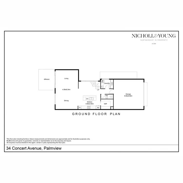 Floorplan of Homely house listing, 34 Concert Avenue, Palmview QLD 4553