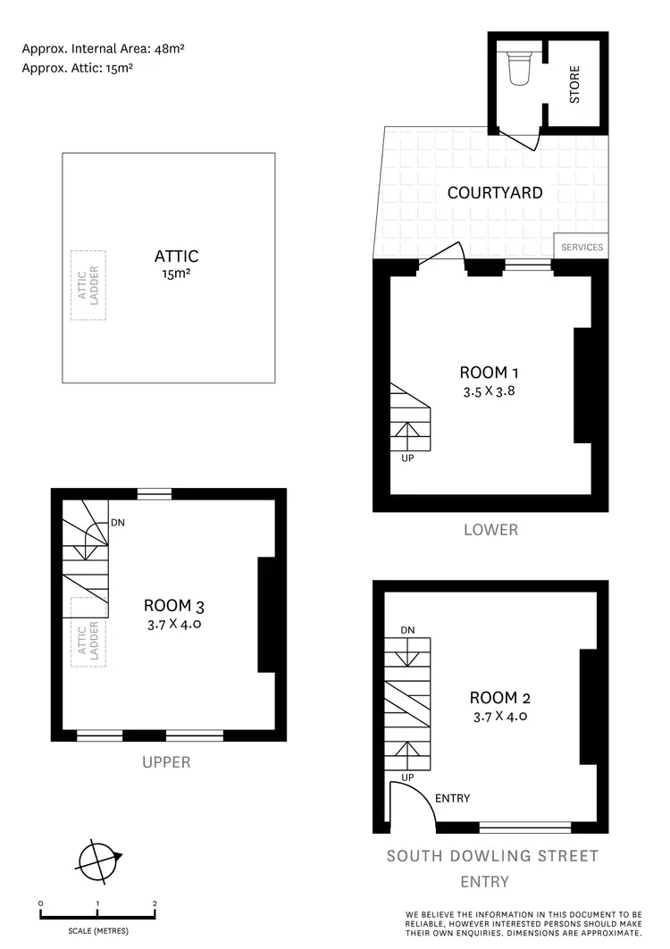 Floorplan of Homely terrace listing, 329 South Dowling Street, Darlinghurst NSW 2010