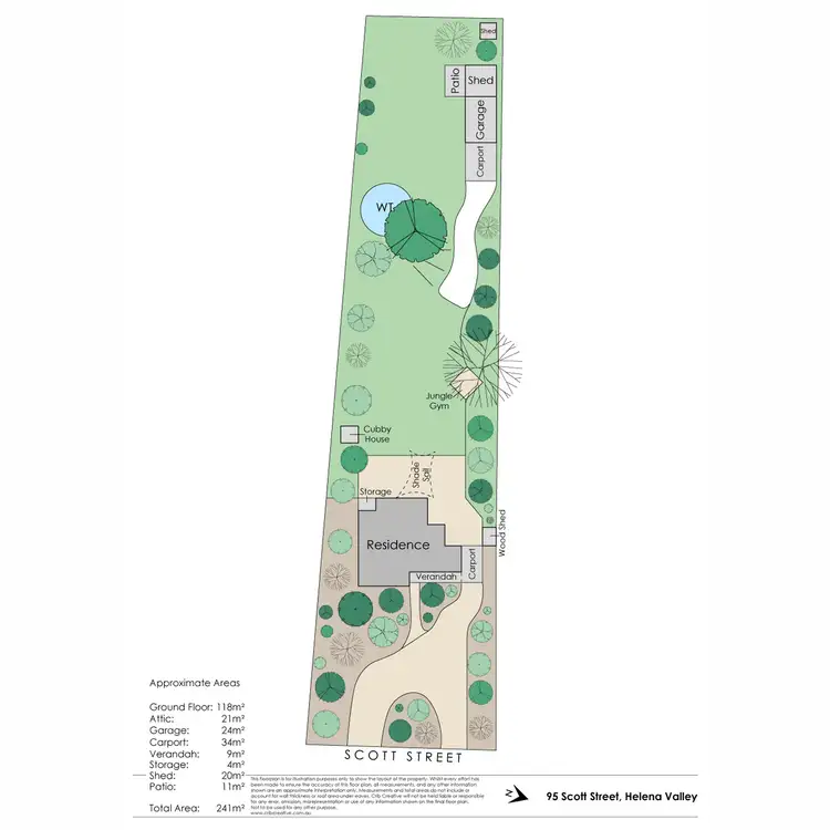 Floorplan of Homely house listing, 95 Scott Street, Helena Valley WA 6056