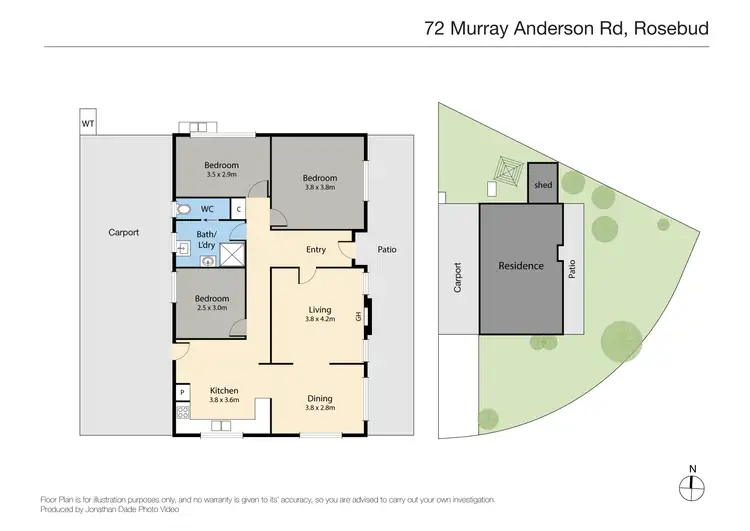 Floorplan of Homely house listing, 72 Murray-Anderson Road, Rosebud VIC 3939