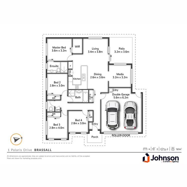 Floorplan of Homely house listing, 1 Polaris Drive, Brassall QLD 4305
