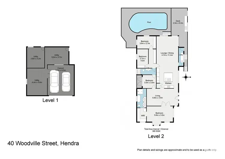 Floorplan of Homely house listing, 40 Woodville Street, Hendra QLD 4011