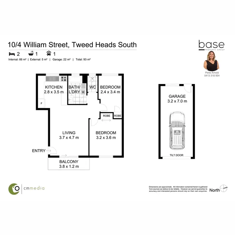 Floorplan of Homely unit listing, 10/4 William Street, Tweed Heads South NSW 2486