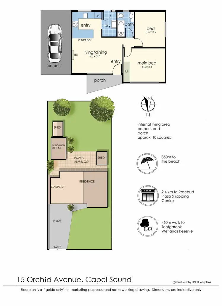 Floorplan of Homely house listing, 15 Orchid Avenue, Capel Sound VIC 3940