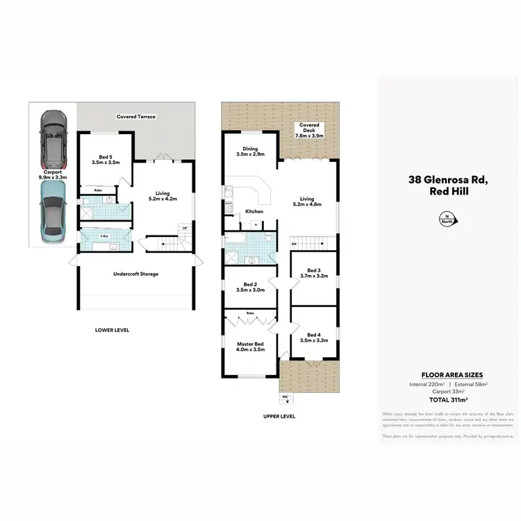 Floorplan of Homely house listing, 38 Glenrosa Road, Red Hill QLD 4059