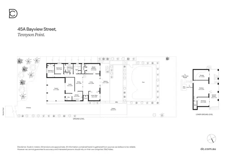 Floorplan of Homely house listing, 45A Bayview Street, Tennyson Point NSW 2111