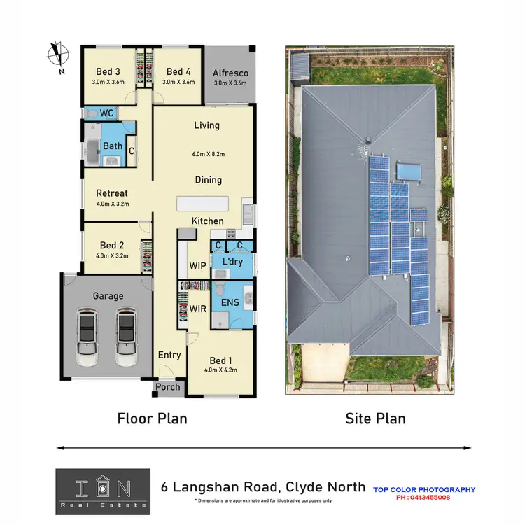 Floorplan of Homely house listing, 6 Langshan Road, Clyde North VIC 3978