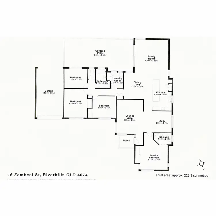 Floorplan of Homely house listing, 16 Zambesi Street, Riverhills QLD 4074